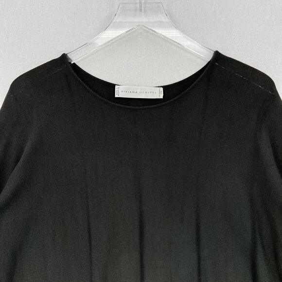 VIVIANA UCHITEL Boat neck Sweater Womens S Long Sleeve Hand Dyed Cashmere Blend - Picture 7 of 16